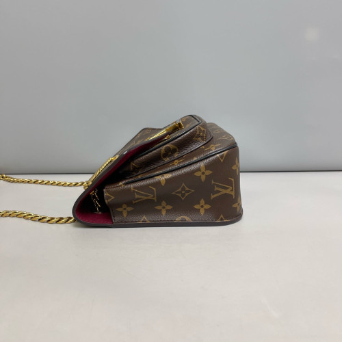 Louis Vuitton Passy Chain Shoulder Bag Monogram Brown Louis Vuitton Passy Chain Shoulder Bag Monogram Brown