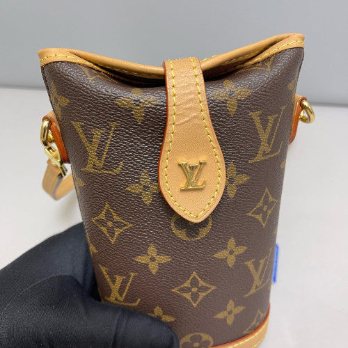 Louis Vuitton Fold Me Pouch Monogram Brown Louis Vuitton Fold Me Pouch Monogram Brown