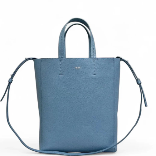 Celine Small Cabas Tote Grained Calfskin Blue