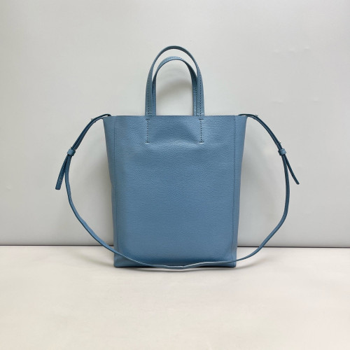 Celine Small Cabas Tote Grained Calfskin Blue