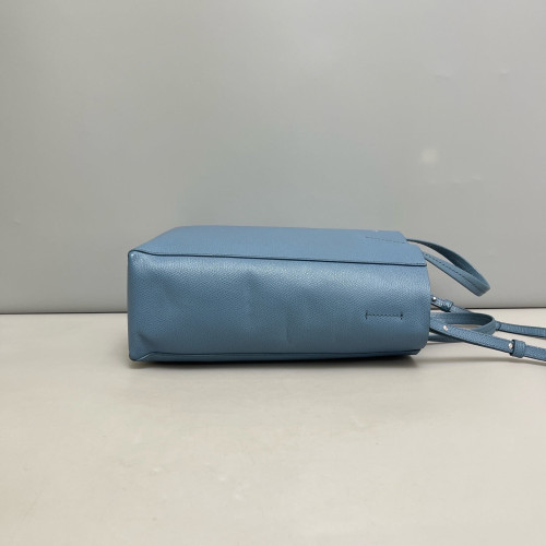 Celine Small Cabas Tote Grained Calfskin Blue
