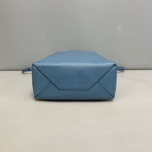 Celine Small Cabas Tote Grained Calfskin Blue