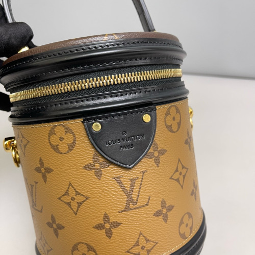 Louis Vuitton Cannes Reverse Monogram Brown Black