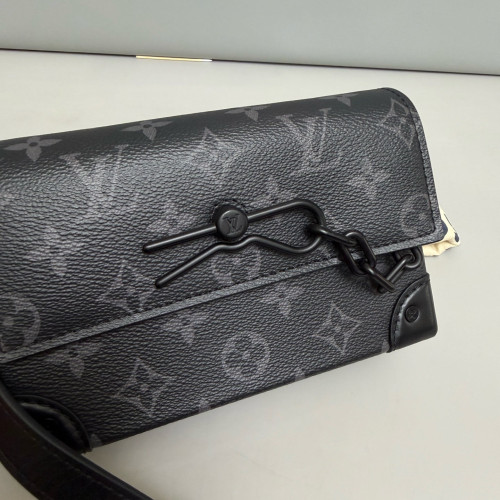 Louis Vuitton Steamer Wearable Wallet Monogram Eclipse Black