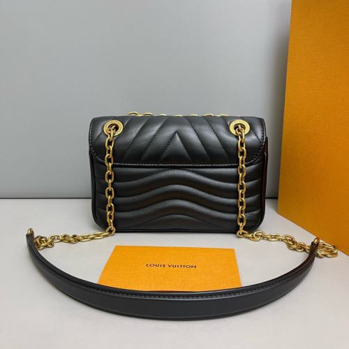Louis Vuitton New Wave Chain Bag PM Calfskin Black