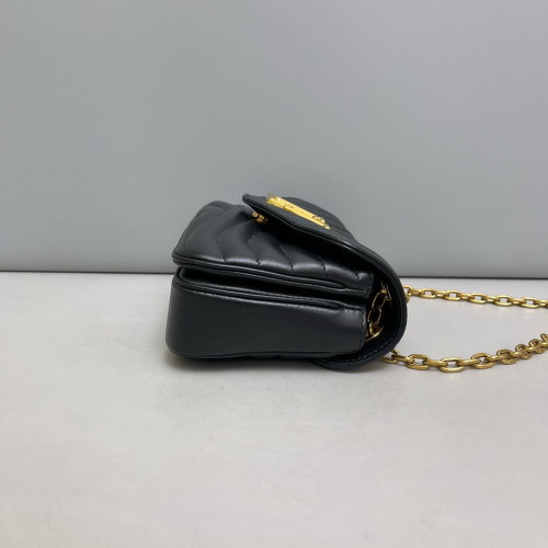 Louis Vuitton New Wave Chain Bag PM Calfskin Black