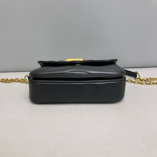 Louis Vuitton New Wave Chain Bag PM Calfskin Black