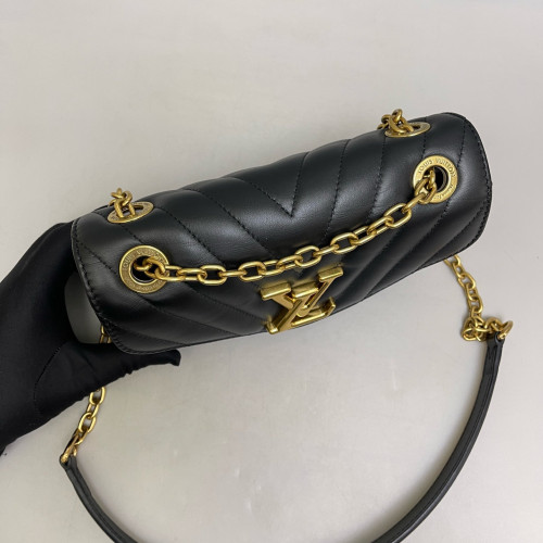 Louis Vuitton New Wave Chain Bag PM Calfskin Black