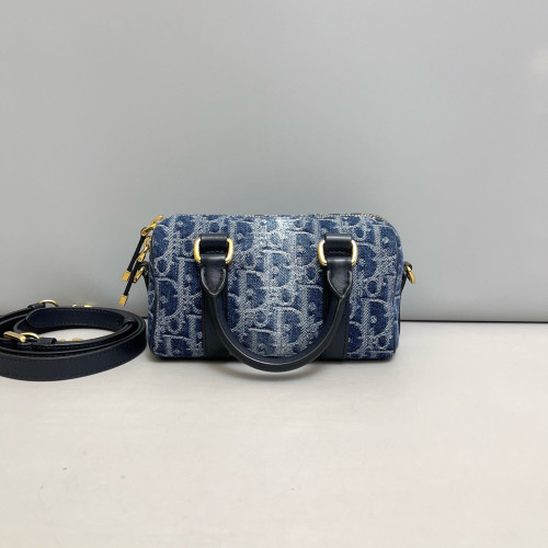 Dior Groove 17 Bag Denim Blue Navy