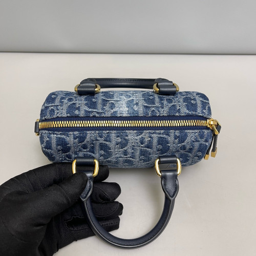 Dior Groove 17 Bag Denim Blue Navy