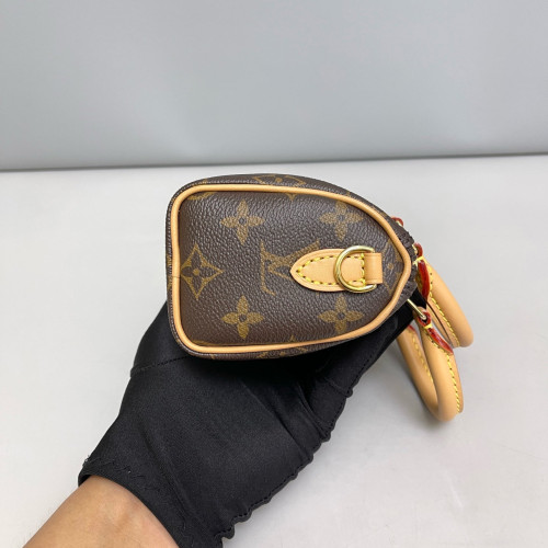 Louis Vuitton Nano Speedy Bandouliere Monogram Brown