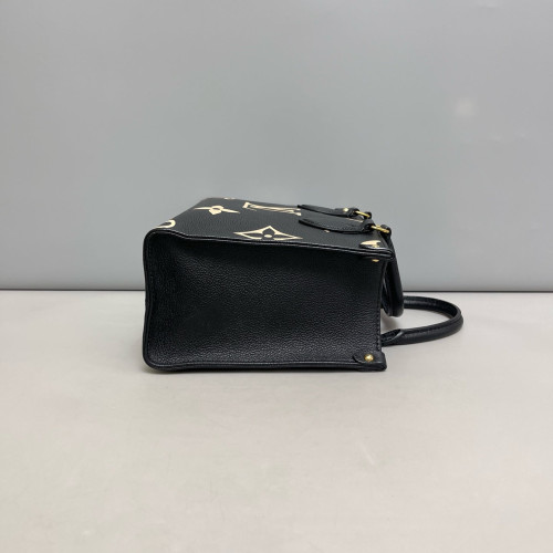 Louis Vuitton Onthego PM Monogram Empreinte Giant Black White Louis Vuitton Onthego PM Monogram Empreinte Giant Black White