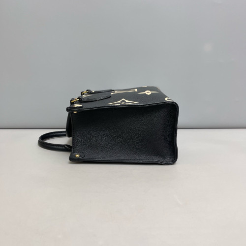 Louis Vuitton Onthego PM Monogram Empreinte Giant Black White Louis Vuitton Onthego PM Monogram Empreinte Giant Black White