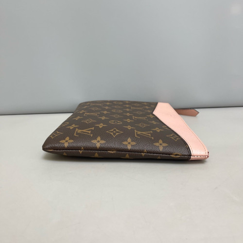 Louis Vuitton Daily Pouch Monogram Pink Brown