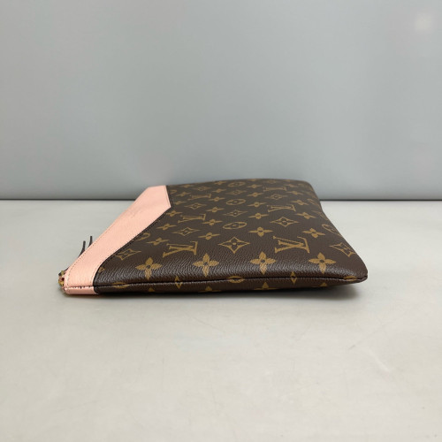 Louis Vuitton Daily Pouch Monogram Pink Brown