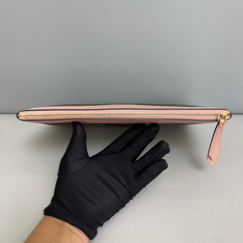 Louis Vuitton Daily Pouch Monogram Pink Brown