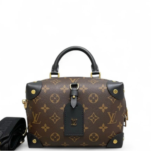 Louis Vuitton Petite Malle Souple Monogram Brown Black