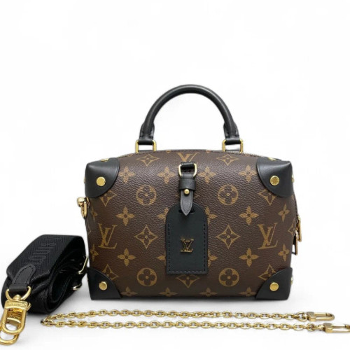Louis Vuitton Petite Malle Souple Monogram Brown Black