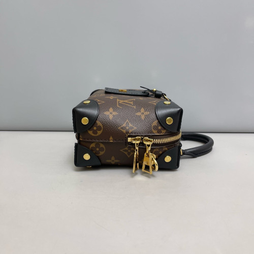 Louis Vuitton Petite Malle Souple Monogram Brown Black