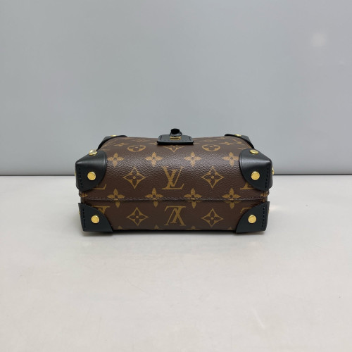 Louis Vuitton Petite Malle Souple Monogram Brown Black