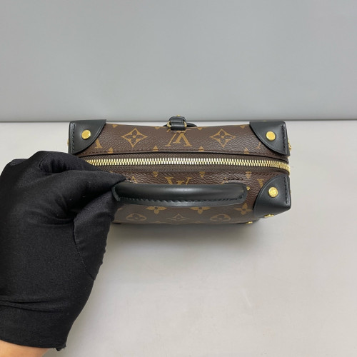 Louis Vuitton Petite Malle Souple Monogram Brown Black