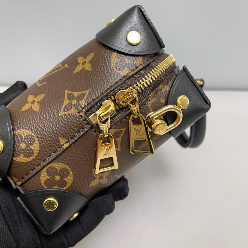 Louis Vuitton Petite Malle Souple Monogram Brown Black