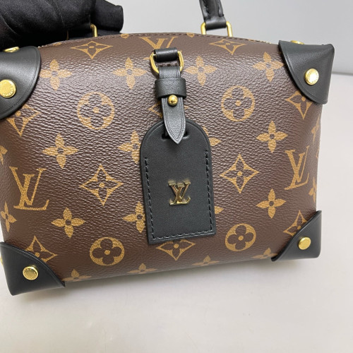 Louis Vuitton Petite Malle Souple Monogram Brown Black