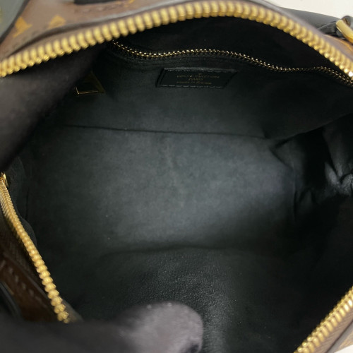 Louis Vuitton Petite Malle Souple Monogram Brown Black