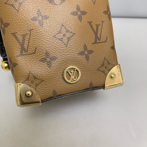 Louis Vuitton Noe Purse Monogram Brown Black