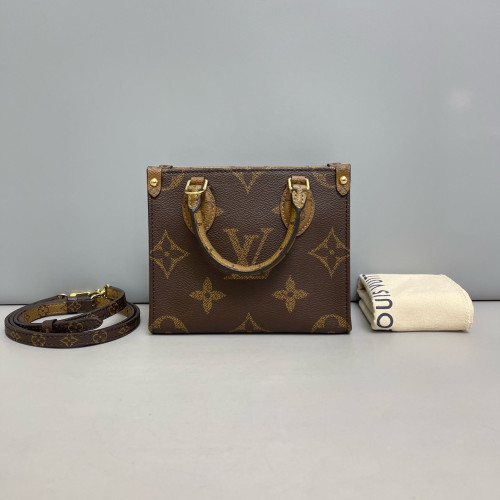 Louis Vuitton Onthego BB Reverse Monogram Giant Brown Louis Vuitton Onthego BB Reverse Monogram Giant Brown