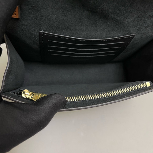 Louis Vuitton Dauphine Chain Wallet Reverse Monogram Brown