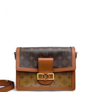 Louis Vuitton Dauphine MM Reverse Monogram Brown Louis Vuitton Dauphine MM Reverse Monogram Brown