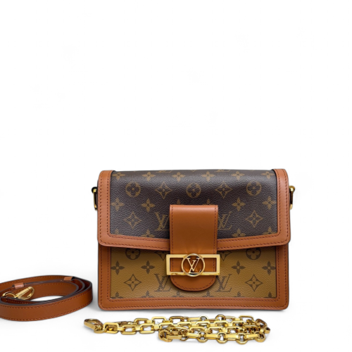 Louis Vuitton Dauphine MM Reverse Monogram Brown