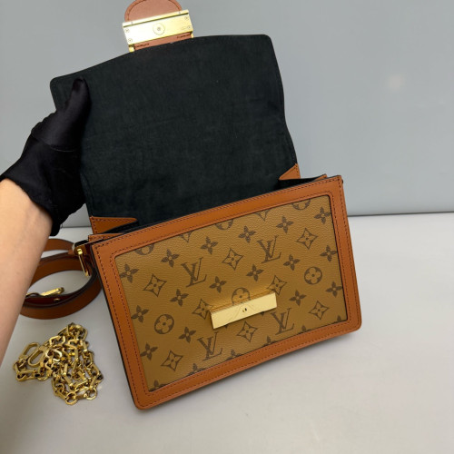 Louis Vuitton Dauphine MM Reverse Monogram Brown