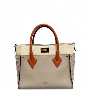 Louis Vuitton On My Side MM Calfskin Grey