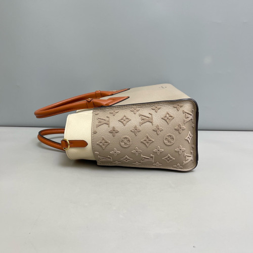 Louis Vuitton On My Side MM Calfskin Grey