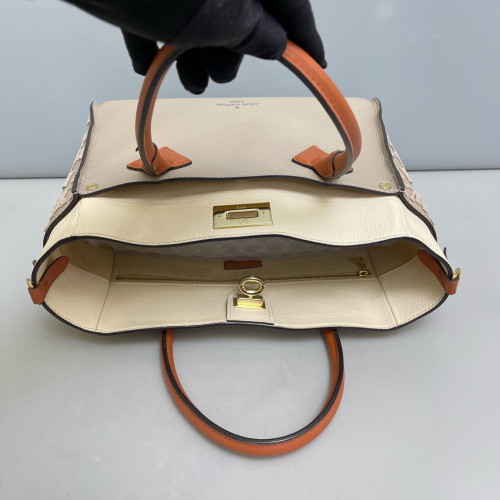 Louis Vuitton On My Side MM Calfskin Grey