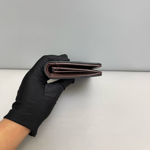 Chanel Quilted Flap Wallet Calfskin Black