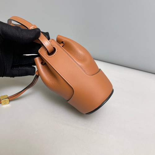 Loewe Nano Balloon Bucket Calfskin Tan