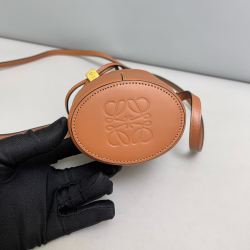 Loewe Nano Balloon Bucket Calfskin Tan