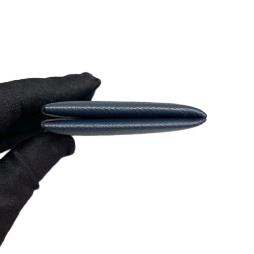 Hermes Calvi Card Holder Epsom 78 Bleu Marine