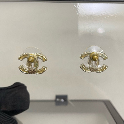 Chanel Stud Earrings Metal Gold Chanel Stud Earrings Metal Gold