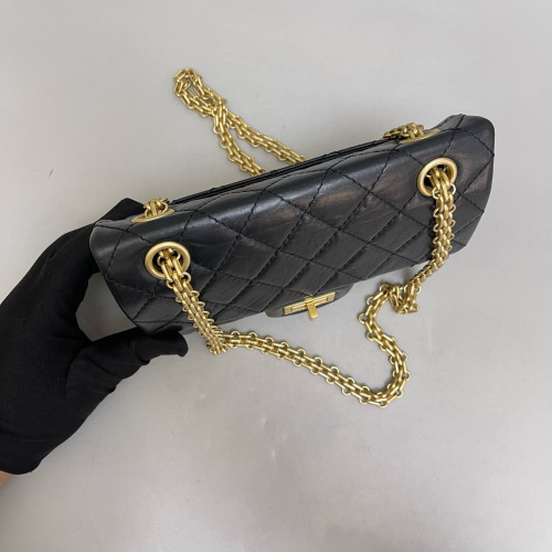 Chanel Quilted 2.55 Mini Reissue Flap Calfskin Black