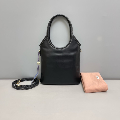 Miu Miu Ivy Mini Smooth Calfskin Black