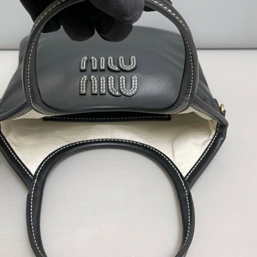 Miu Miu Ivy Mini Smooth Calfskin Black