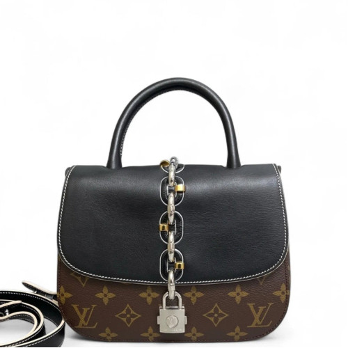 Louis Vuitton Chain It PM Monogram Black Brown