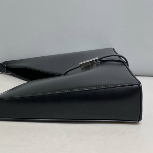 Givenchy Small Cut Out Shoulder Bag Smooth Calfskin Black