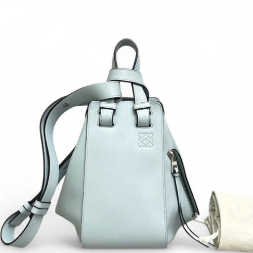 Loewe Small Hammock Calfskin Light Blue