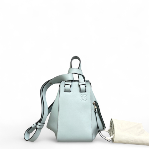 Loewe Small Hammock Calfskin Light Blue