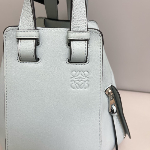 Loewe Small Hammock Calfskin Light Blue